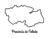 Province of Toledo coloring page