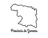 Province of Zamora coloring page