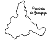 Province of Zaragoza coloring page