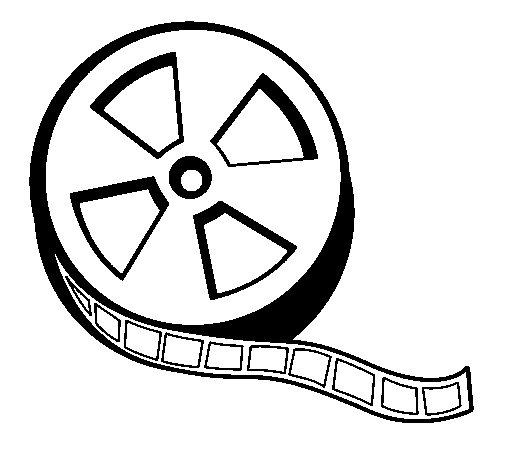 Reel coloring page