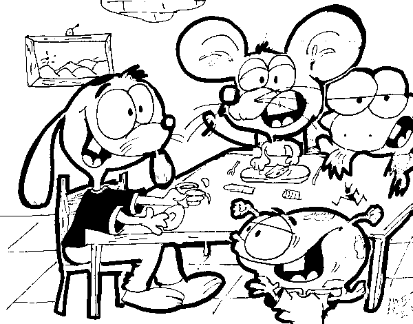 Renato's meeting coloring page