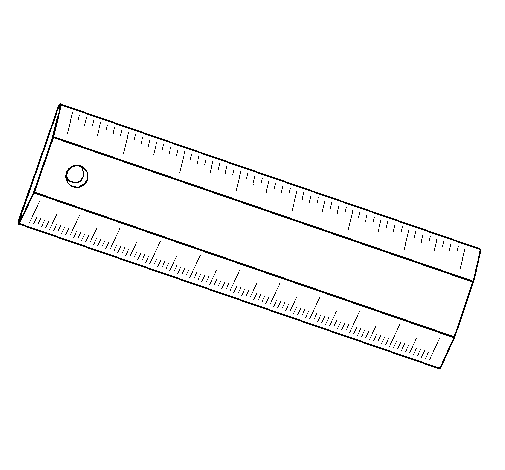 Ruler coloring page