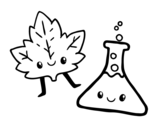 Science course coloring page
