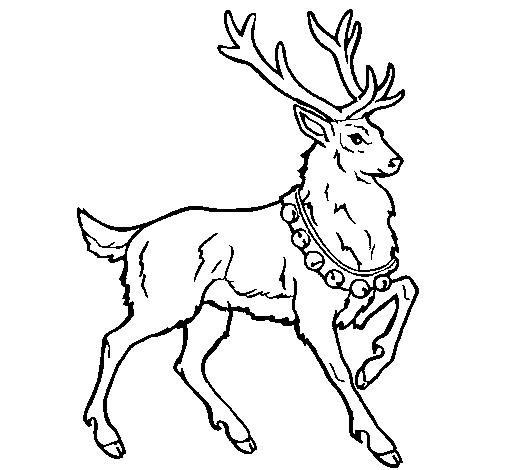 Stag coloring page