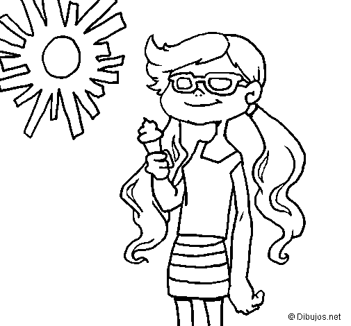 Summer 2 coloring page