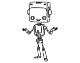 The intelligent robot coloring page