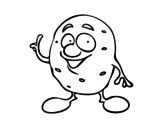 The lord potato coloring page