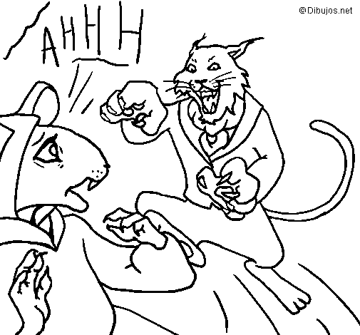 The vain little mouse 22 coloring page