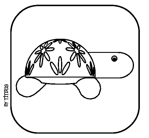 Turtle 4 coloring page