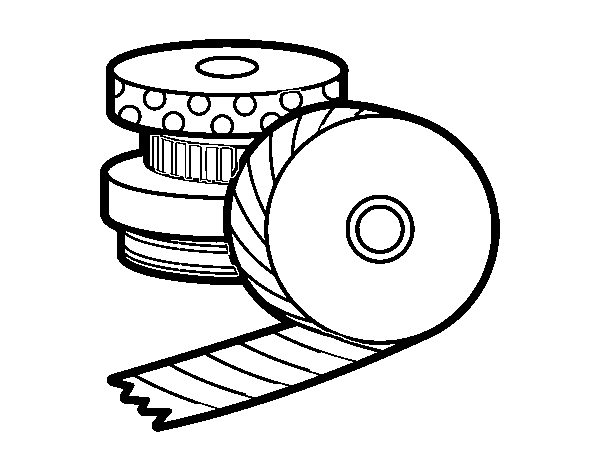 Washi Tape coloring page