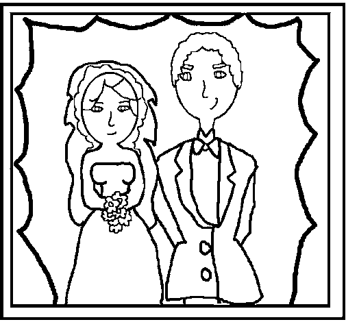 Wedding photography coloring page