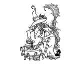 Dibujo de Witch with potion