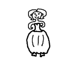 Dibujo de Woman with dress