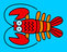 Lobsters coloring page