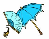 Fan and umbrella